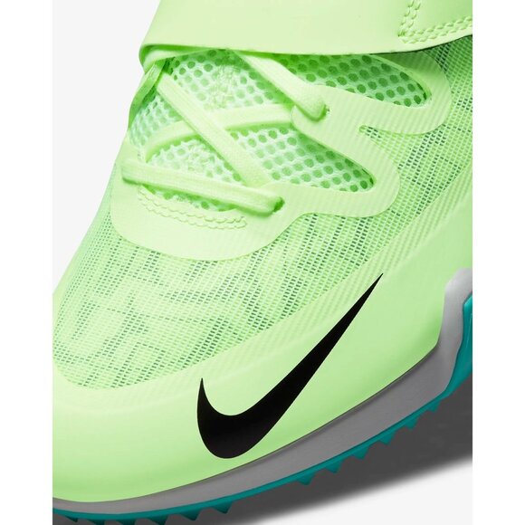 Nike Mens Pole Vault Elite Track Field Spikes AA1204-700 Neon Yellow Size 12 - Picture 6 of 10